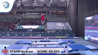 Great Britain  2018 Trampoline European silver medallists junior mens team [upl. by Brianne366]