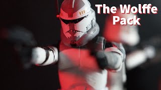 The Wolffe Pack Star Wars Stop Motion Clone Wars [upl. by Okihcas]