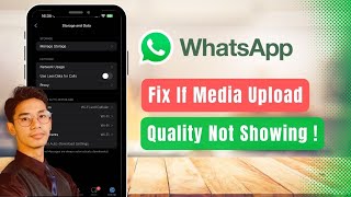 Media Upload Quality on WhatsApp Not Showing [upl. by Ellener]