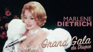 Sizzling Marlene Dietrich MiniConcert at Grand Gala du Disque Complete 1963 [upl. by Ynnep]