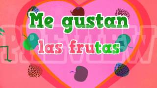 La fruta Song and video to learn names of fruits in Spanish for kids [upl. by Yeung231]