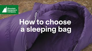 MEC How to choose a sleeping bag [upl. by Hueston649]