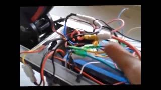 Electric scooter repair and diagnose wiring modification [upl. by Afatsum]