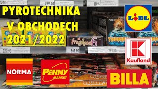 Pyrotechnika v obchodech 2021  Lidl Kaufland Billa Penny Norma [upl. by Glaudia]