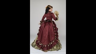 Dressing up a Victorian lady  186872 [upl. by Ligetti]