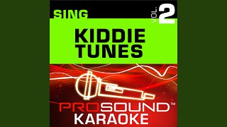 Hokey Pokey Karaoke Instrumental Track In the Style of Kiddie Tunes [upl. by Conrade447]