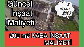 200 m2 KABA İNŞAAT MALİYETİ 2bölüm [upl. by Hotchkiss]