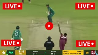 Live  Pakistan vs West Indies 2nd T20Live 2025  Pak vs Wi 2nd T20 Today LiveScore Commentary [upl. by Olleina]