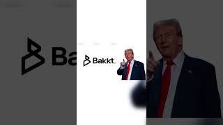 🇺🇸Bakkt shares surge 162 after report suggests Trump Media is buying trump bakkt cryptonews [upl. by Gurango]