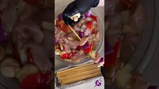 The Easiest Chicken Skewers amp Baked Brown Rice [upl. by Ahse953]