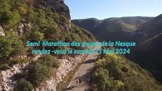 SemiMarathon des Gorges de la Nesque smaedi 11 Mai 2024 [upl. by Odelinda]