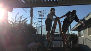 WWE  Ladder Match  Intercontinental Championship  BNB vs Luke Harper vs Dolph Ziggler Tramp [upl. by Yeslaehc]