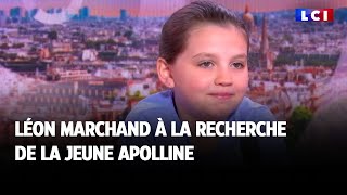 Léon Marchand à la recherche de la jeune Apolline [upl. by Htaek344]