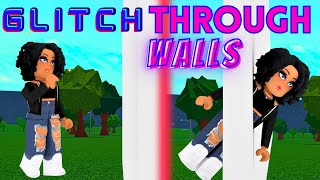 How to GLITCH THROUGH WALLS IN BLOXBURG  Sit Glitch Tutorial amp Glitching Into CITY HALL [upl. by Leirvag55]