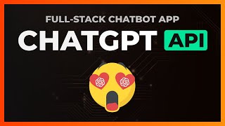 ChatGPT API  Build A Chatbot App [upl. by Rici]