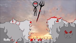 The Cliff 4  Rebirth FlipaClip animation 83 stick fight blood warning [upl. by Nuhs152]