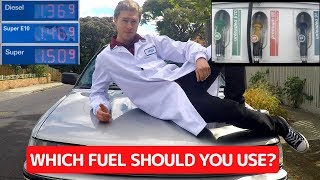 EXPLAINING THE DIFFERENCE BETWEEN UNLEADED PREMIUM amp EFUEL [upl. by Gotcher]