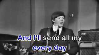 All My Loving  The Beatles Karaoke Version [upl. by Wons]