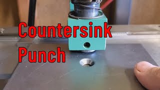 Punching Countersunk Holes [upl. by Gay530]