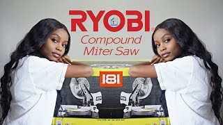 RYOBI 10in Compound Miter Saw  Unboxing  First Impression [upl. by Eizle]