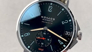 Nomos Glashutte Tangente Sport Neomatik Date 581 Nomos Glashutte Watch Review [upl. by Willet]