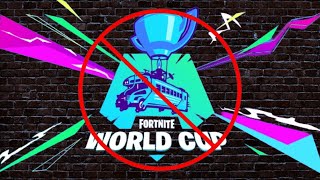 There will NEVER be another Fortnite World Cup [upl. by Eceinwahs]