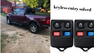 How to program a 1997  2008 ford f150 key fob remote Ford F150 key fob remote [upl. by Warton]