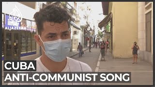 Cuba music Anticommunist song goes viral [upl. by Ashlee]