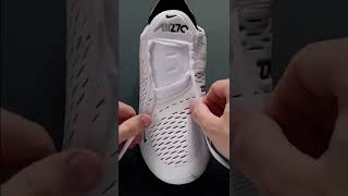 Best way to Lace Air Max 270  How to Lace Sneaker Tutorial 4K HD [upl. by Anaitsirc234]