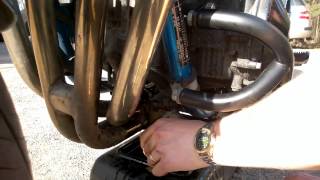 Suzuki Bandit oil amp filter change [upl. by Nois]