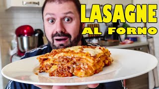 Come fare le LASAGNE AL FORNO  La ricetta perfetta e originale [upl. by Anirbes]