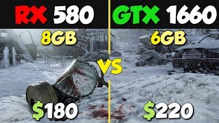 GTX 1660 vs RX 580 Test in 8 Games [upl. by Dimitri684]