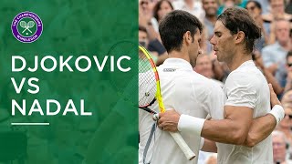 Novak Djokovic vs Rafael Nadal  All the Winners from their Wimbledon 2018 SemiFinal [upl. by Iram]