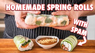 Vietnamese Fresh Spring Rolls That Anyone Can Make 2 Ways [upl. by Andrej]