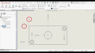 How to add Ordinate Dimensions in SolidWorks Drawings [upl. by Lowney]