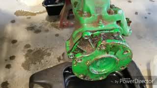 2005 John Deere 790 outer front gear replacement [upl. by Ittocs]