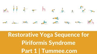 Restorative Healing Yoga Sequence for Piriformis Syndrome  Yoga Teachers  Part 1  Tummeecom [upl. by Adnylam31]