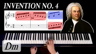 STORMY SCALES  Bach Invention no 4 in D minor  Analysis [upl. by Eecak3]