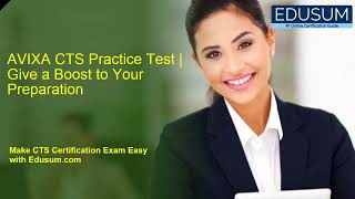 AVIXA CTS Practice Test  Give a Boost to Your Preparation [upl. by Garcon]