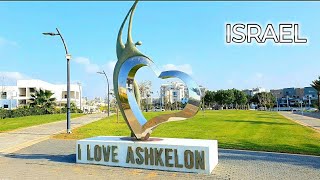 Beautiful Day in Ashkelon Israel Walking Tour [upl. by Nozicka]