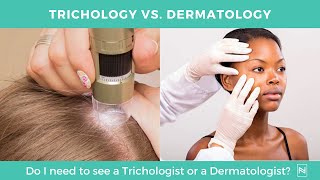 Trichology Vs Dermatology  What are the Differences Between a Trichologist and Dermatologist [upl. by Esilegna684]