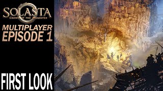 First Look  Multiplayer  Solasta Crown of the Magister Gameplay  EP 1 [upl. by Fatma]