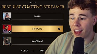 Blau Votes for the Streamer Awards [upl. by Ebony]