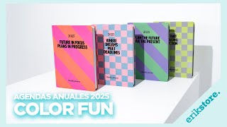 AGENDAS ANUALES 2025 COLOR FUN  ErikStore [upl. by Zinnes]