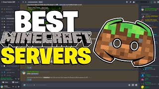 BEST MINECRAFT DISCORD SERVERS TO JOIN IN 2021Bedrock amp Java [upl. by Aisercal]