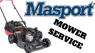 Masport 470 2n1 Mower Service  Briggs and Stratton Service  Oil Change  Mower Maintenance [upl. by Ethelred]