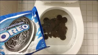 Will it Flush  Oreo Cookies [upl. by Bela]