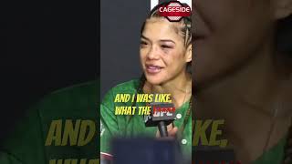 Tracy Cortez reveals what was said during the fight with Jasudavicius NocheUFC [upl. by Kenta]