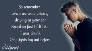 Justin Bieber  Fast Car Lyrics [upl. by Dutch]