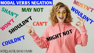 Negative form of the modal verbs in English forme négative des verbes modaux en Anglais [upl. by Falo]